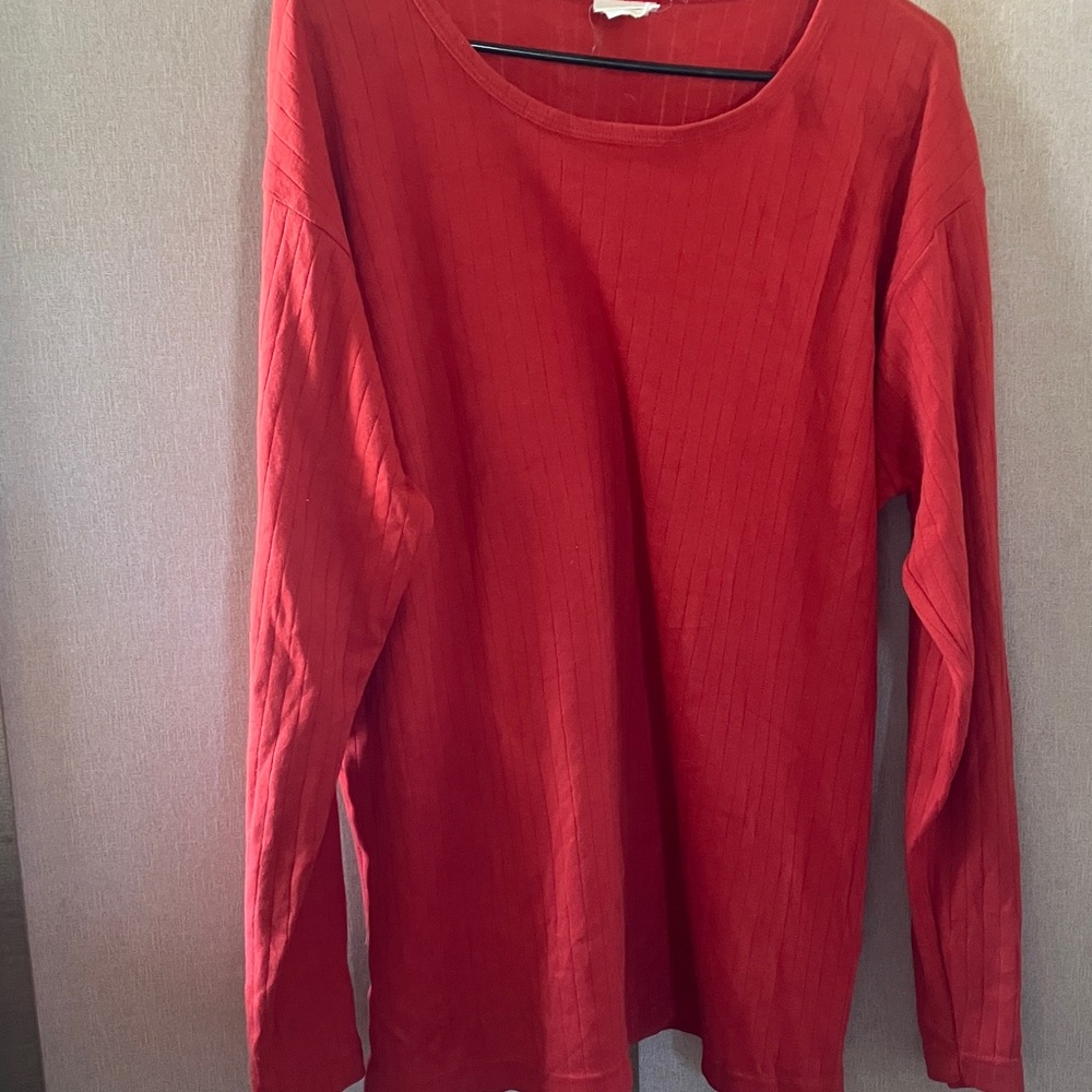 FINAL MARKDOWN Bobbie Brooks Vibrant ribbed Women's Top 18/20